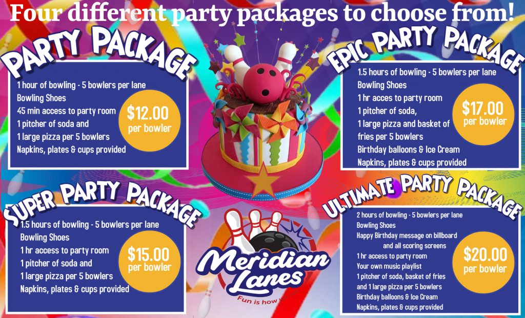 birthday packages